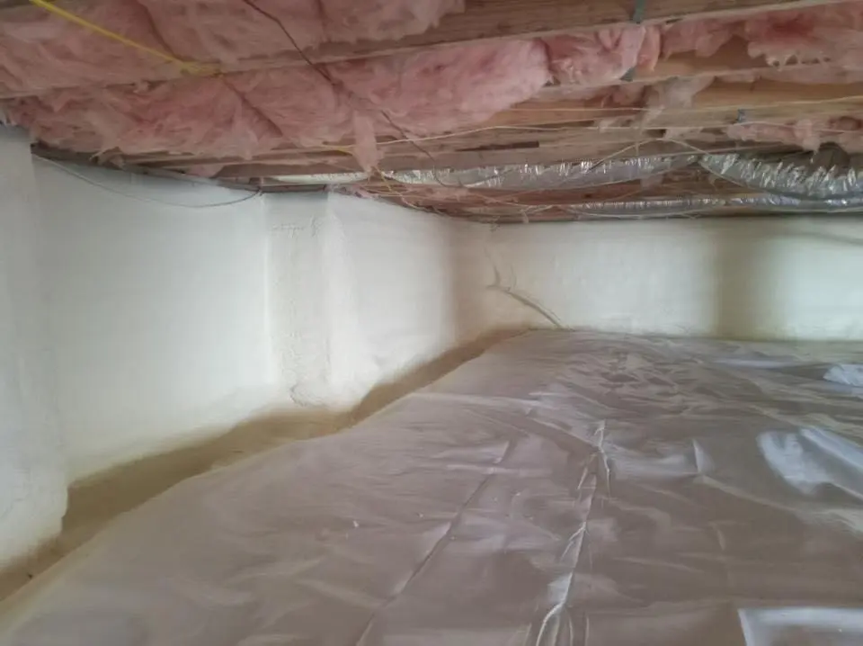Crawl space encapsulation with closed-cell spray foam for Spray Foam Roofing in Waianae